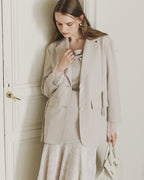WAIST BELT LACE JACKET