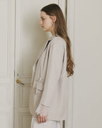 WAIST BELT LACE JACKET
