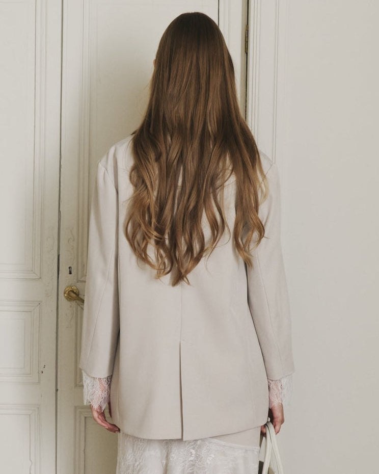 WAIST BELT LACE JACKET