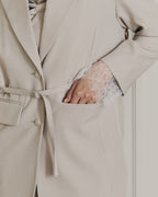WAIST BELT LACE JACKET
