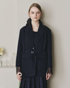 WAIST BELT LACE JACKET