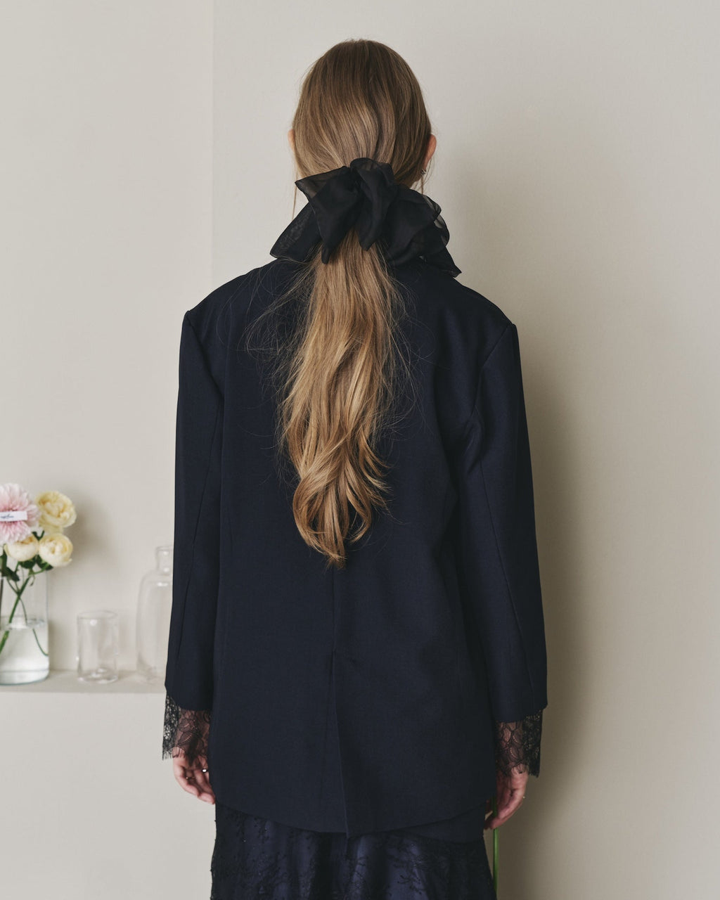 WAIST BELT LACE JACKET