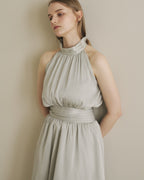 SHIMMER AMERICAN SLEEVE DRESS