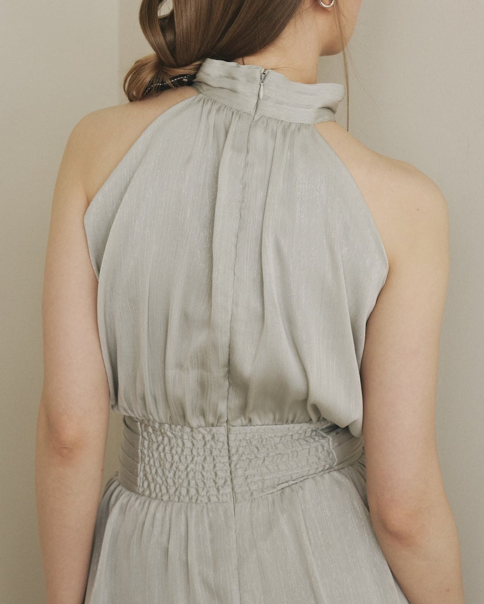 SHIMMER AMERICAN SLEEVE DRESS