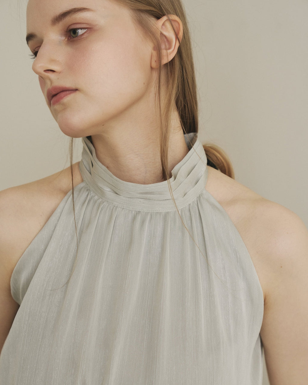 SHIMMER AMERICAN SLEEVE DRESS