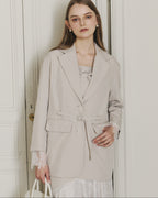 WAIST BELT LACE JACKET