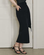 ASYMMETRY RIBBON SKIRT